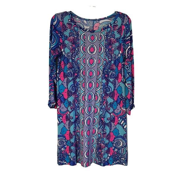 Lilly Pulitzer Sea Crown Jewels Engineered Linden Dress Women's Size Small New w - Picture 2 of 8